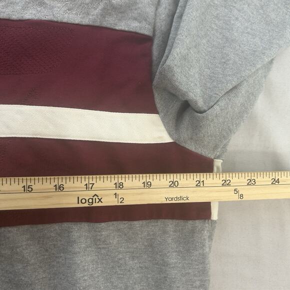 Boss Hugo Boss Green Label Mens XL Polo Shirt Gray Rugby Long Sleeve - Picture 8 of 8